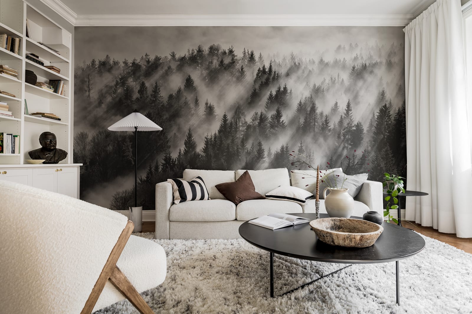 Foggy Forest Wallcoverings